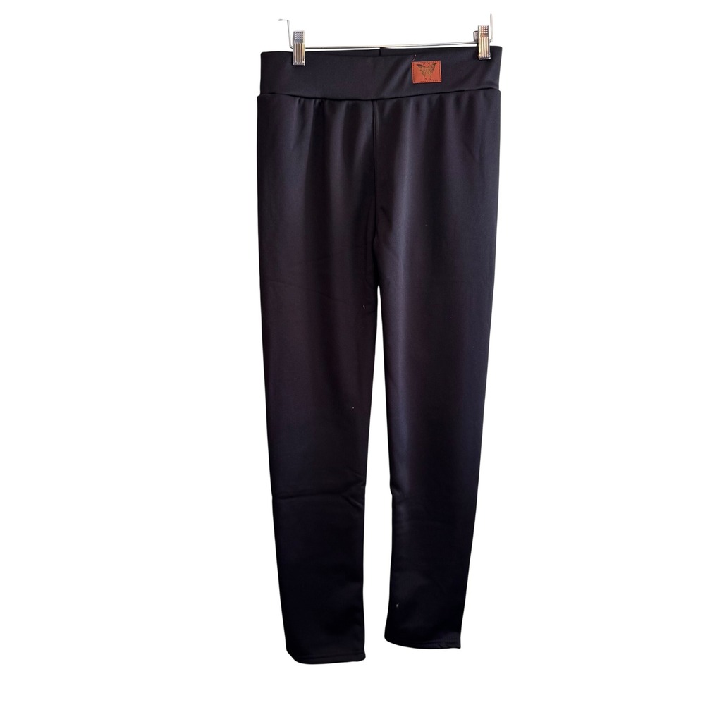 NWOT Womens Winter Thermal Warm Cozy Fleece Lined Leggings Pants Black‎ Size 2XL
